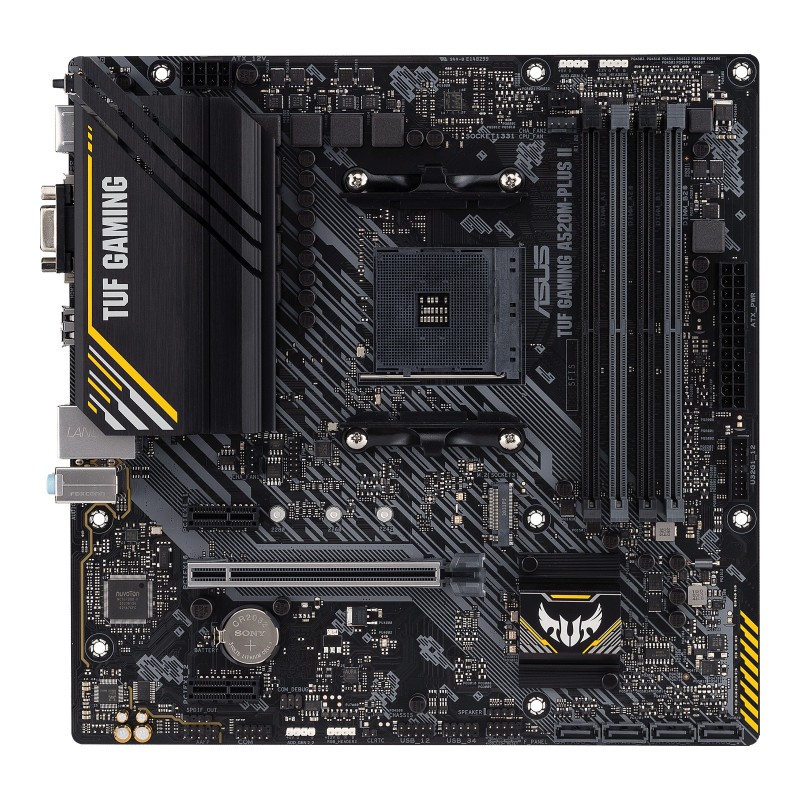 TUF GAMING A520M-PLUS II mATX Mainboard Sockel AM4 DP/HDMI/USB-C